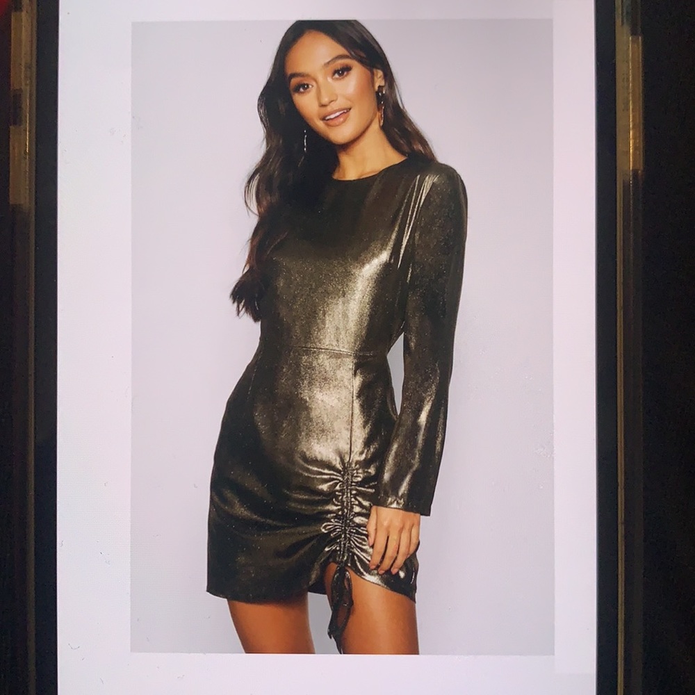 Brand new metallic dress